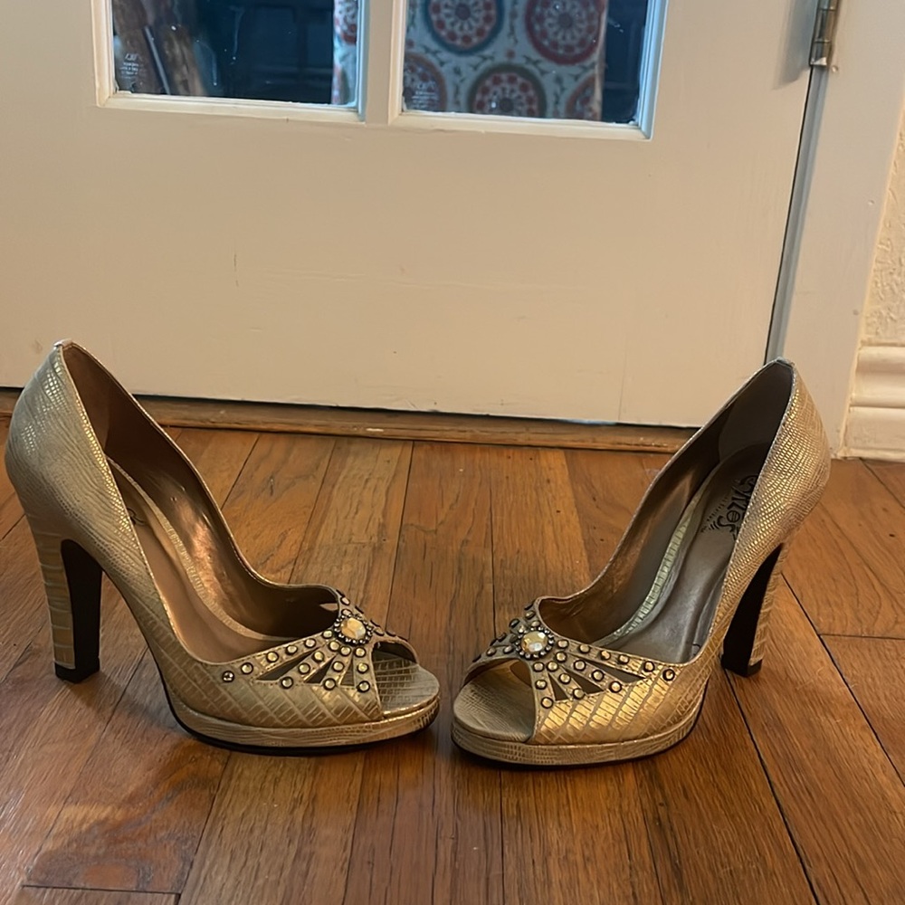 Carlos Santana peep toe heels - Picture 7 of 9